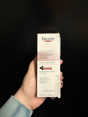 Eucerin Radiant Tone Dark Spot Corrector Daily Lotion SPF 30 1.7 Oz; Exp. 10/27