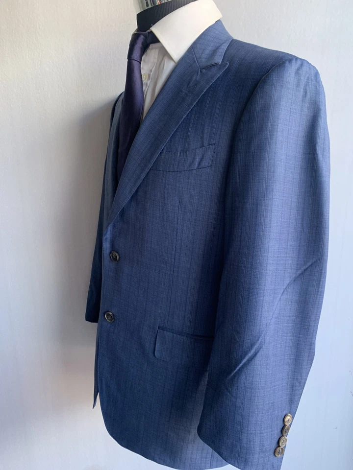 ⭐️ TRAJE CANALI PEAK SOLAPA SUPER 150'S 42/52 CORTO ⭐️ Foto 2 de 4