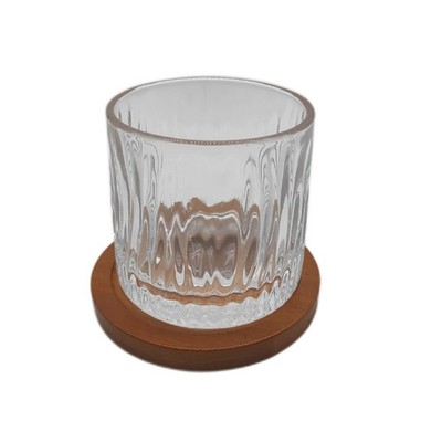 Uten Wasserglas Trinkglas Spirituosen Zubehör Rotierendes Wasserglas 275 ml Bamb