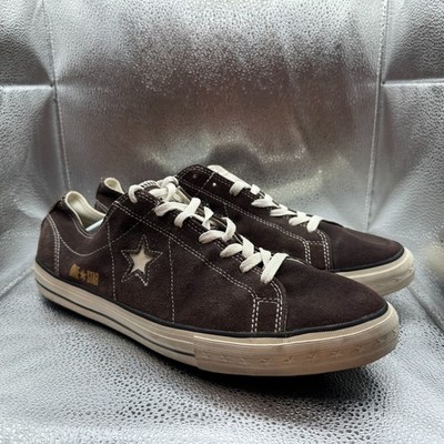 Size M13 W15 Converse One Star Ox Unisex Brown Low Top Athletic Sneaker