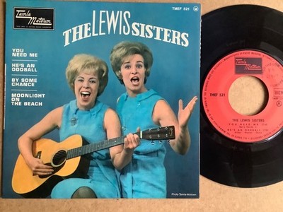 THE LEWIS SISTERS - YOU NEED ME - ORIGINAL FRENCH 7  EP on TAMLA MOTOWN TMEF 521