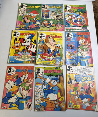 24x Micky Maus comics Sammlung 1988er 1999er  Disney Konvolut Vintage