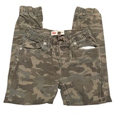 Levi  s Boys Size 10 Regular Camouflage Jogger Pants 25W 26L Camo School Outdoors