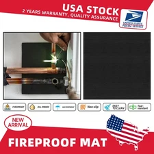 Welding Blanket Fireproof 7.9”x7.9” Heat Shield Mat Brazing Heat Shield Durable