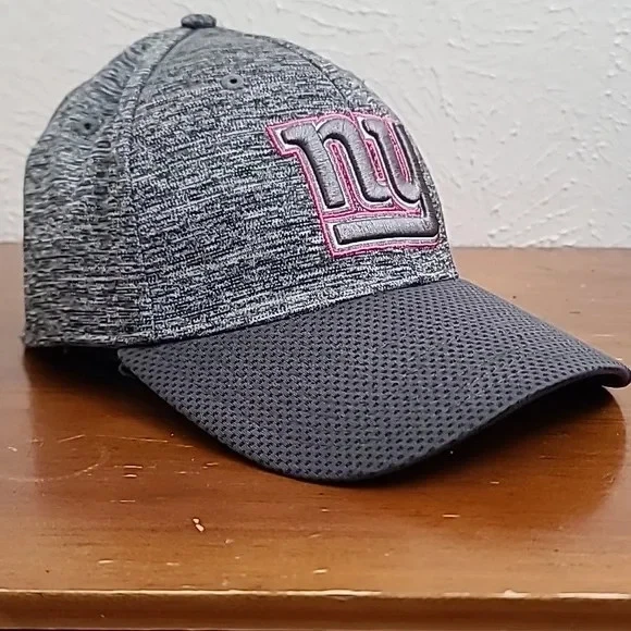 Gorra New Era 39Thirty New York Giants x Cáncer de mama ajuste elástico talla L-XL Foto 2 de 4