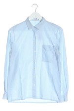 EINHORN Langarmhemd Damen Hemd Gr. DE 40 weiß-blau Casual-Look