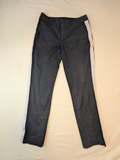 Tommy Hilfiger Women's Pants "DARK BLUE" W/ White Stripe Size 4 SEE LAST PHOTO