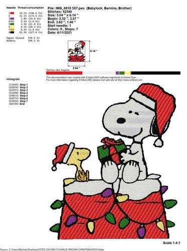 15 DISEÑOS DE MÁQUINA DE BORDAR NAVIDAD PES JEF HUS EXP DST UNIDAD USB - Imagen 8 de 11