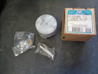 Piston and Rings Portside By Aqua Power 2183 Replaces OMC 502631 **NEW IN BOX**