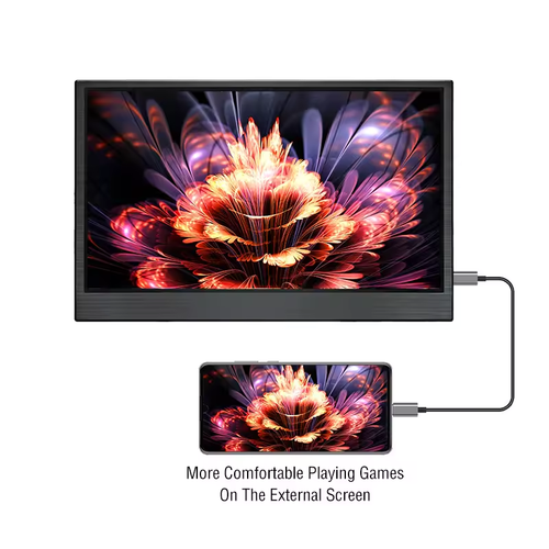 Phone PC Laptop Monitor Extender, 15.6 Inch Monitor Dual Screen HD Portable - Picture 6 of 7
