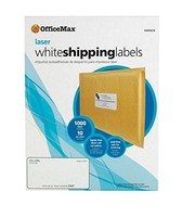 Officemax White Laser Address Labels 2in X 4in 1000/pk, Officemax White Laser Address Labels 2in X 4in 1000/pk,