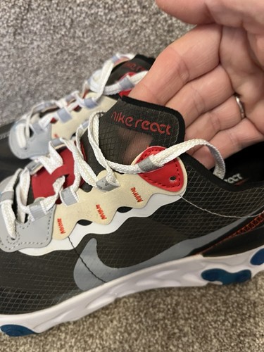 NIKE REACT ELEMENT 87 Grey Blue Trainers. Size 6 / 40. New - Picture 7 of 13