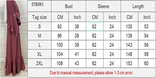 Ramadan Women Muslim Abaya Kaftan Long Maxi Dress Party Abaya Islamic Arab Gown - Picture 215 of 376