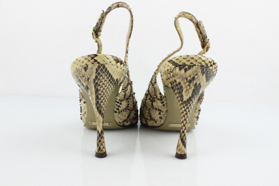 Escarpins Dolce & Gabbana En Cuir Python Avec Strass - Taille 36 - Portés Une Fois - État Excellent