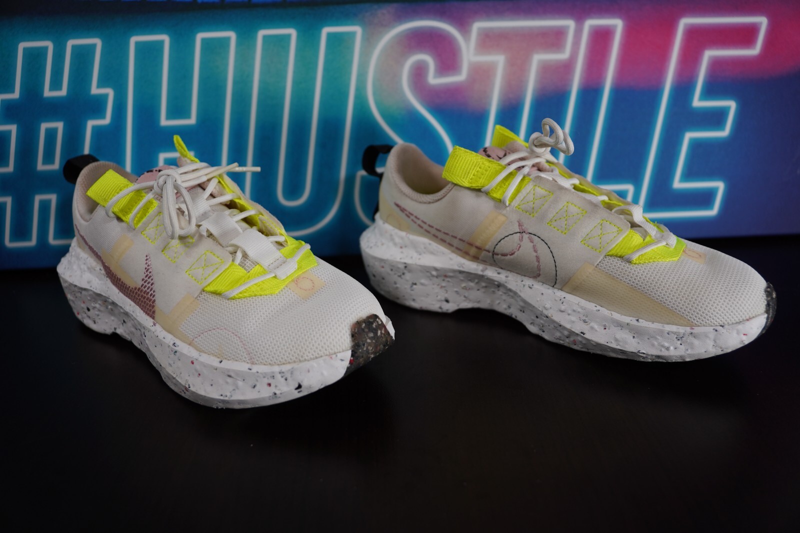 Nike Womens Crater Impact CW2386-102 White Running Shoes Sneakers Size W7