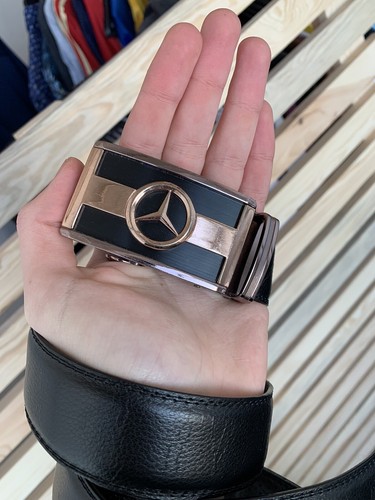 Mercedes Benz Official Leather Belt - Picture 2 of 10