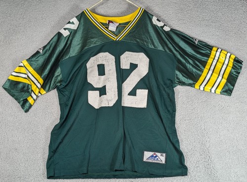 Apex One Jersey Mens Size Extra Large Green Bay Packers NFL Reggie White Jersey - Picture 2 of 8