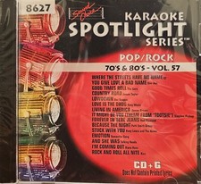 SC8627 70'S 80'S      WRAPPED IN PLASTIC SOUND CHOICE KARAOKE LOT K
