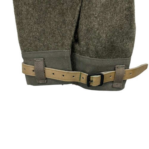FVL Swedish Military 1958 Vintage Heavy Wool Pants Trousers Size 32x30 - Picture 4 of 16