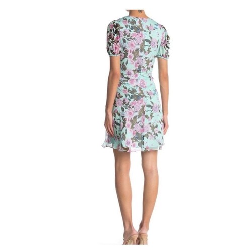 Diane von Furstenberg Jillian Kleid Flieder Small 6 Lagune Fairy Fairycore - Bild 2 von 13