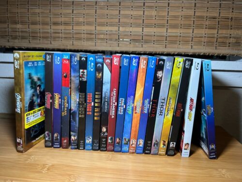 Marvel Studios LOT of 20 blu-ray's 19 MCU movies Bundle Collection Phase 1-4 set - Picture 1 of 18