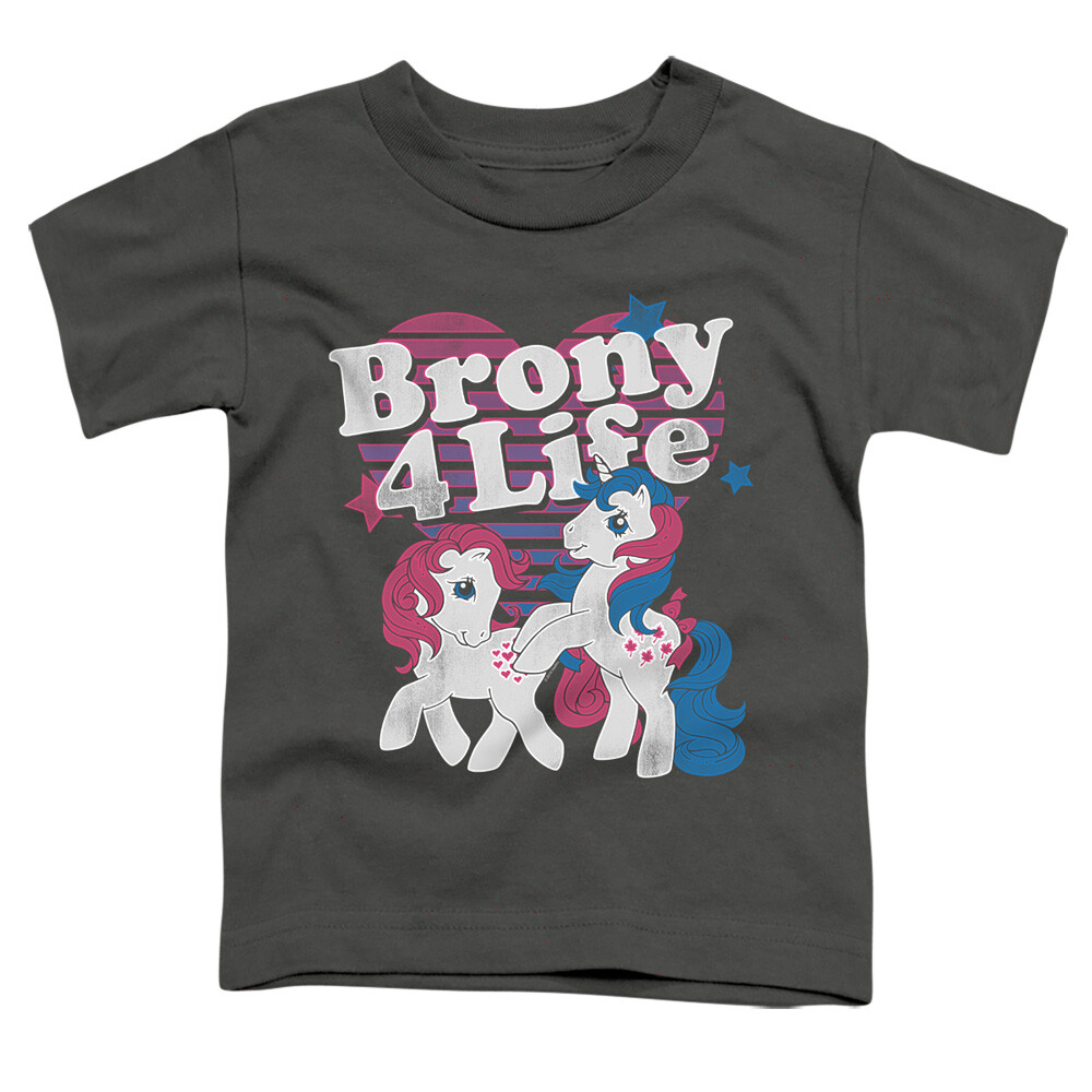 T shirt bambino My Little Pony Brony 4 Life maglietta antracite