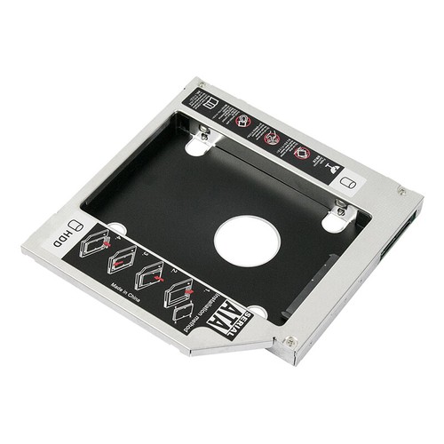 Universal 12.7mm SATA 2nd SSD HDD Hard Drive Caddy for CD/DVD-ROM Optical Bay FF - Photo 8/9