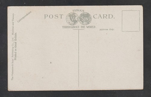 Hamilton Ontario Postcard City Hall Street View Pub. Valentine and Sons Unused - Picture 2 of 2