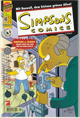 ✪ SIMPSONS COMICS #48, Dino Comics/Bongo Comics 2000 COMICHEFT NEUW TOP Z0-1 - Bild 1 von 3