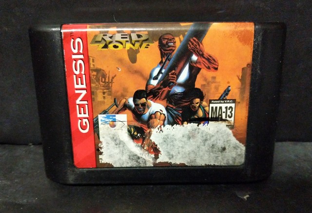 red zone sega genesis 1994 ebay