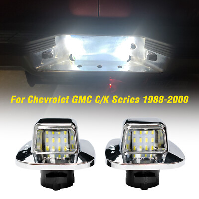 2x LED Kennzeichenbeleuchtung Für Chevrolet Chevy GMC C/K-Series 1500 2500 3500