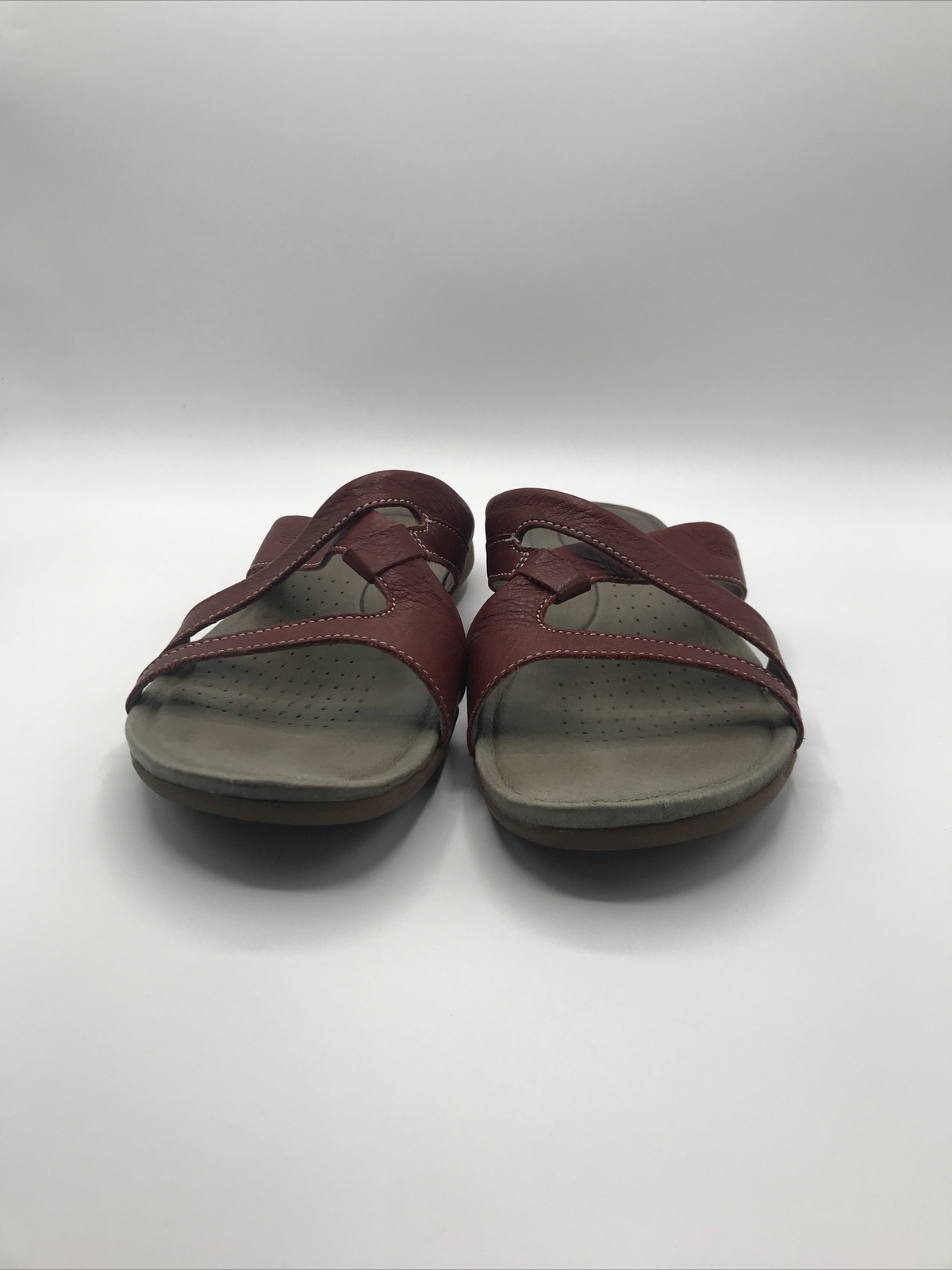 Sandali Keen donna Rose City slide incrociati rosso dalia taglia 10 scarpa punta aperta