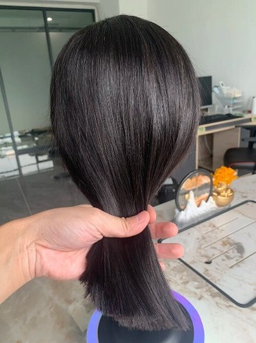 Pelucas frontales de encaje de cabello humano 250 % rectas 13x4 Bob peluca frontal de encaje pelucas humanas - Imagen 11 de 23