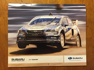 Subaru Rally Team USA '17 Calendar Travis Pastrana David Higgins Sverre Isachsen