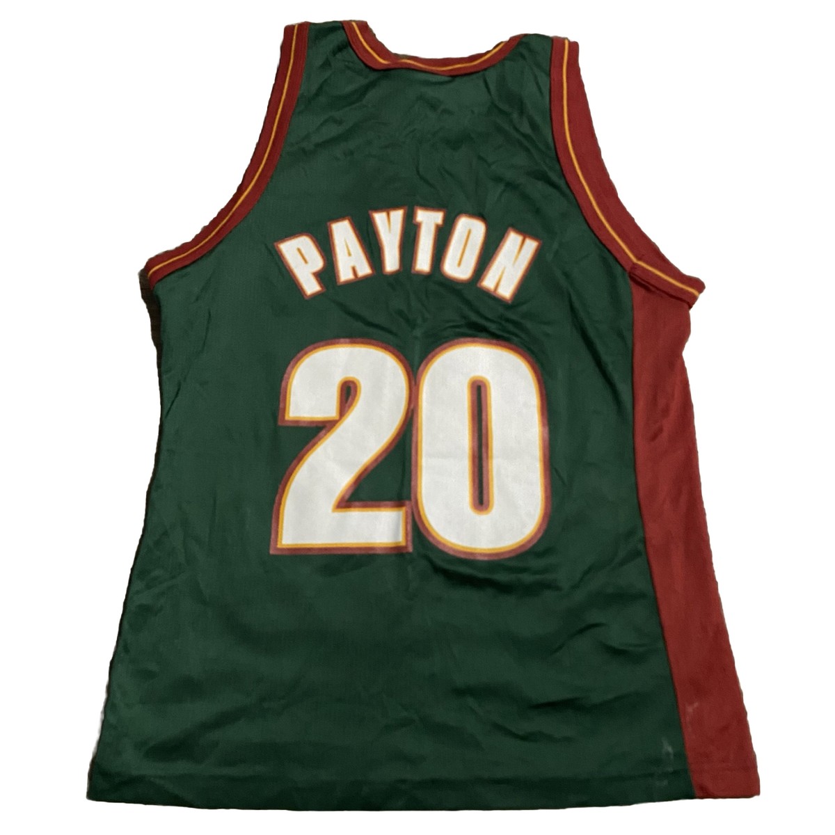 Vintage Champion Gary Payton #20 Seattle SuperSonics NBA  