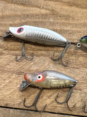 9 Vintage Fishing Lures Heddon Arbogast Kautzky Hot Shot 9 Vintage Fishing Lures Heddon Arbogast Kautzky Hot Shot