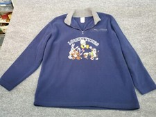 Vintage Warner Bros Studio Store Looney Tunes Embroidered Sweatshirt L Large