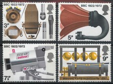 GB 1972 BBC British Broadcasting Corp set SG 909-912 MNH mint *COMBINED POSTAGE*