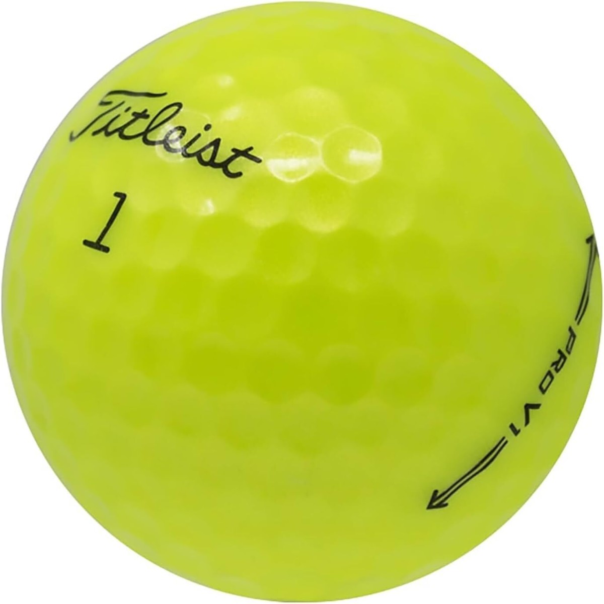Titleist Pro V1 イエロー 新品未使用 120 Titleist Pro V1 Yellow 2021 Used Golf Balls AAA Good
