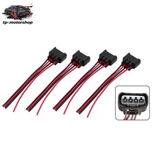 4PCS For Toyota Camry 2.4L 2002-2010 Ignition Coil Female Connector Plug Harness