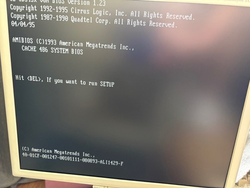 Vintage ABit AB-AD4 486 motherboard with ISA and VLB slots 256 KB cache tested! - Afbeelding 10 van 14