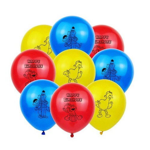 Sesame Street Party Supplies Balloons Kids Birthday Decorations Tableware - Picture 7 of 31