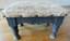 antique rustic victorian footstool