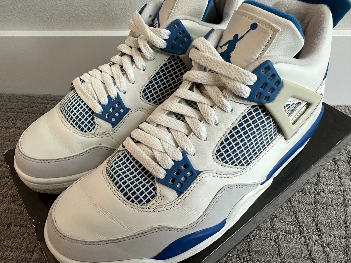 Size 9 - Air Jordan 4 Retro 2006 Military Blue 884802620778| eBay