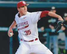Alec Hansen Autographed 8x10 Oklahoma Sooners G745