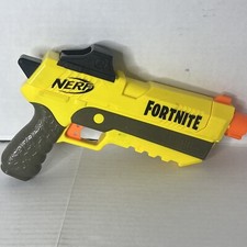 Nerf FORNITE SHHHH... Elite Sp-L Pistol Dart Blaster Battle Royale Golden Gun