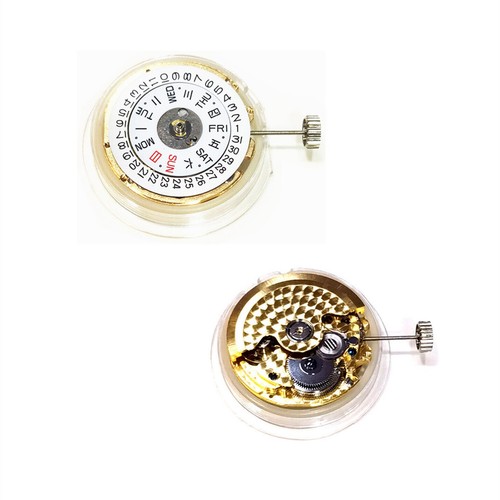 24 Jewels 21600bph Date/Day @ 3 Automatic Watch Movement Part For Seiko NH36 - Picture 3 of 10
