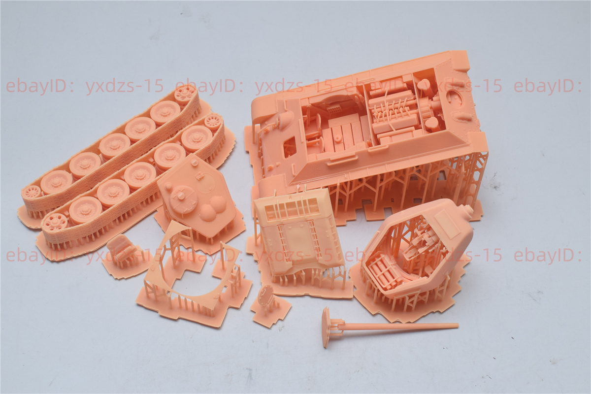 3d Printed Kit 1/72 Soviet T-34-85 Full Interior Tank Unpainted