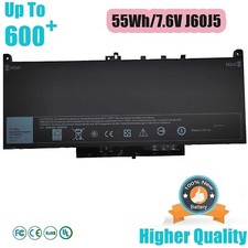 J60J5 Battery For Dell Latitude E7270 E7470 P61G001 MC34Y WYWJ2 242WD R1V85 55WH