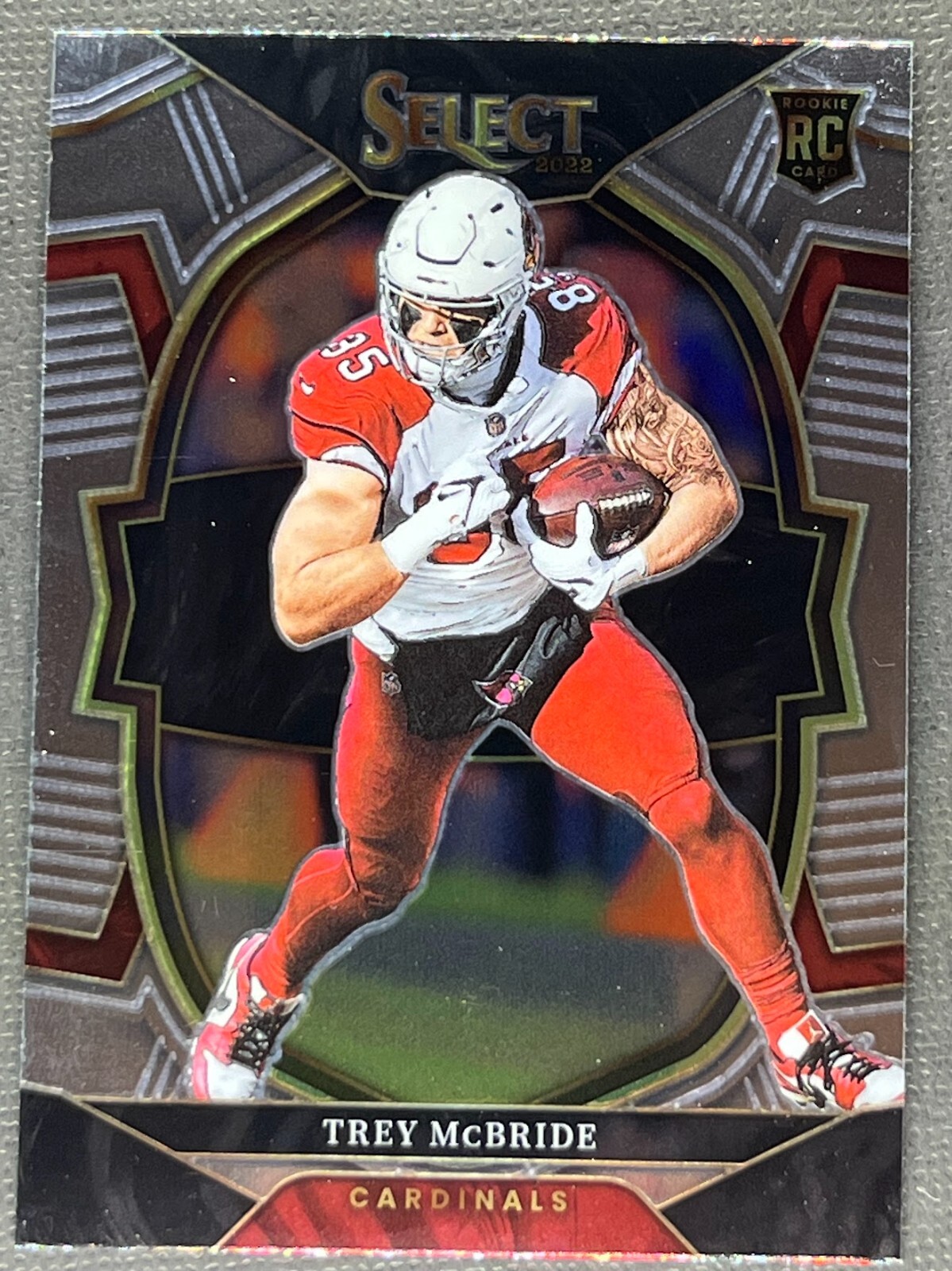 2022 Select Trey McBride Concourse Silver Prizm Rookie RC #11 Cardinals TE